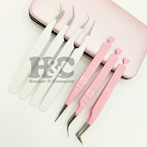 ชุดแหนบต่อขนตารูปหัวใจกล่องใส่ขนตาขนมิงค์แบบเป็นยี่ห้อผลิตจากสเตนเลส - Product Image 4