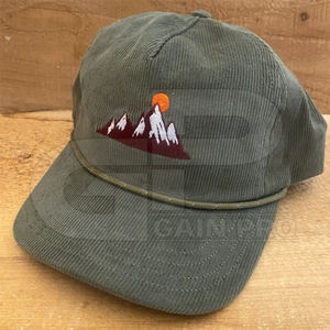 Sombrero de camionero de pana de alta calidad con logotipo bordado personalizable para todas las estaciones sombrero de camionero MeshTrucker al por mayor - Product Image 1