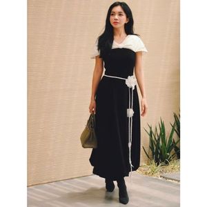 Vestidos Midi de Alta Costura para Mujer, Estilo Casual Elegante con Cintura Natural, Servicios ODM desde Vietnam - Product Image 3