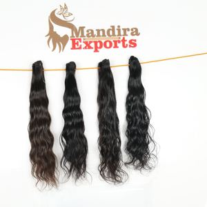 Extensions de cheveux vierges 100% alignées sur les cuticules, noires, provenant de temples vietnamiens, lots de cheveux humains non traités, ondulés naturels - Product Image 2