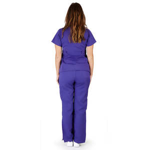 Conjuntos de Uniformes Médicos sin Mangas para Mujer, Diseño Personalizado, Tela Elástica Tejida, Uniformes de Hospital, Detección de Agujas, ATHLIZO - Product Image 2
