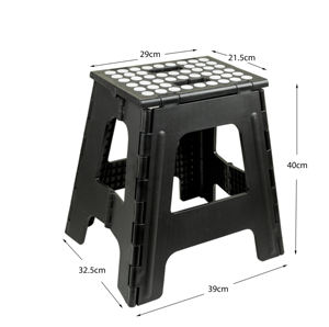 Taburete Plegable con Superficie Antideslizante, Diseño Moderno para Uso Diario en el Hogar, Garaje, Cocina, Plástico para Adultos y Niños - Product Image 5