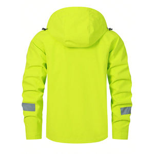 Veste Softshell Homme Automne 2026 Style Punk Teint en Fil avec Fermeture Éclair – Polyester Imperméable et Respirant – Vente en Gros Speemo Sports - Product Image 2