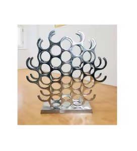 Soportes modernos de botellas de vino de Metal de calidad Premium, decoración de Barware con estilo de tendencia superior, bastidores de bebidas, cubos de hielo de botella de lujo - Product Image 6