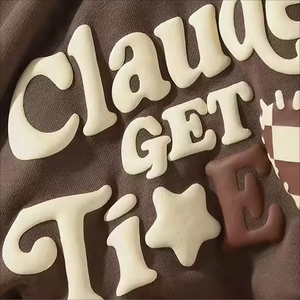 Suministro directo de fábrica Personalizable 3D Puff Impresión Hombres Sudaderas con capucha 100% Algodón Fleece Temporada de invierno Tallas 6XL ¡Pida ahora! - Product Image 4