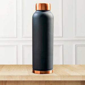 Premium Quality Solid Copper <b>Bottle</b> <b>1L</b> Best for Travel & Work Mineral Copper <b>Water</b> <b>Bottle</b> for Export Sale - Product Image 2