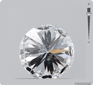 เพชรแท้ทรงกลม น้ำหนัก 0.51 กะรัต สี D ความสะอาดระดับ SI1 ได้รับการรับรองจาก GIA สำหรับทำเครื่องประดับเพชรชั้นดี - Product Image 3