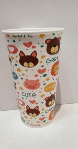 Vaso de papel de doble pared ecológico con logotipo personalizado de calidad, contenedor de bebidas biodegradable Premium, embalaje de bajo costo - Product Image 5