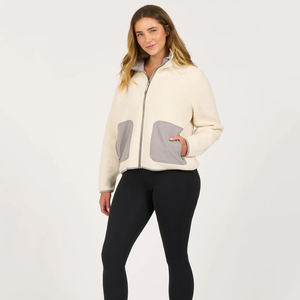 Manteau d'hiver en peluche vestes Sherpa chaudes nouvelle mode veste polaire Sherpa en vrac pour les femmes vente en gros - Product Image 3