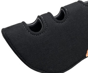 Feutre de laine de selle occidentale avec patch en cuir produits équestres de style américain tissu en daim de forme cantoure - Product Image 2