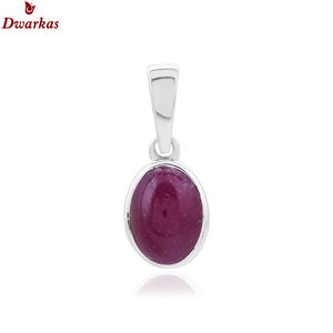 จี้เพชรพลอยคุณภาพสูง ดีไซน์คลาสสิกหรูหรา เงินแท้ 925 จี้พลอยทับทิม สร้อยคอจี้พลอย ขายส่ง มีสินค้าพร้อมส่ง - Product Image 1