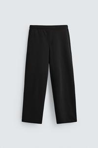 กางเกงจ็อกเกอร์ผู้หญิงขายส่ง ผ้าหนานุ่ม อุ่นสบาย ทรงหลวม สไตล์ลำลอง ขากว้าง ทรงตรง มีเชือกผูกเอว เอวสูง ผ้าฟลีซ เป็นมิตรกับสิ่งแวดล้อม - Product Image 3