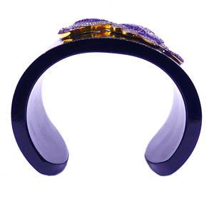 Vêtement de fête en argent Sterling 925, breloque réglable Unique, zircone cubique, pierre précieuse, manchette en bakélite, Bracelet - Product Image 4