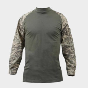 Camisa de invierno de manga larga con cuello redondo de camuflaje antiestático unisex poliéster transpirable con estampado de logotipo para uso Formal/Casual - Product Image 2