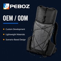 Sac à dos de randonnée ultraléger imperméable 30L grande capacité pour trekking extérieur, résistant aux déchirures, personnalisable OEM