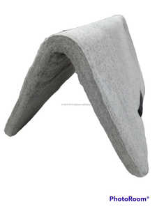 Tapis de selle équestre pour l'extérieur avec logo personnalisable gris clair 18mm d'épaisseur coussin de doublure en feutre synthétique pour les courses de chevaux de différentes tailles - Product Image 4