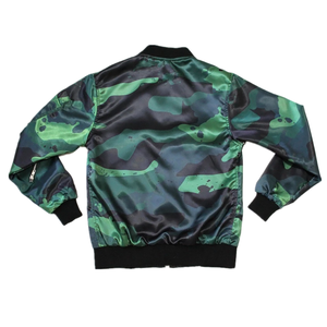 Chaqueta Acolchada Estilo Universitario Personalizada, Impermeable, Cortavientos, con Capucha, Cuello Alto, para Invierno, con Transferencia Térmica - Product Image 2