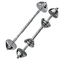 Kit d'haltères et de barres électroplaquées solides en gros d'usine, ensemble de musculation à poids réglables pour hommes et femmes, entraînement à domicile et en salle de sport