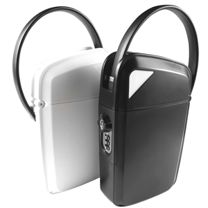 Caja Fuerte para Llaves de Exterior Impermeable de Alta Capacidad: la Caja de Seguridad Portátil Definitiva para Viajes, Cartón TW ABA 1000 piezas 26*14*35cm Negro/Blanco - Product Image 4