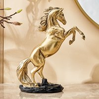 Statue d'art moderne en laiton et figurine de bureau |   Décoration créative pour armoires de salon et de maison |   Saint-Valentin |   Traders instantanés