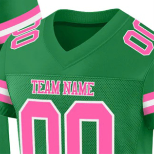 Latest Custom Design & Logo Drift Fashion <b>Gold</b> Brown White Mesh American Football Jersey Breathable & Quick Dry Football Jersey - Product Image 5