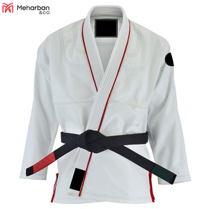 Fábrica al por mayor de algodón ligero Judo uniforme logotipo personalizado Karate Taekwondo competición de entrenamiento envío gratis OEM disponible - Product Image 4