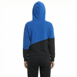 Sudaderas con Capucha de Algodón Grueso para Mujer, Estilo Urbano con Bloques de Color, Sudadera de Forro Polar, Venta al por Mayor, Marca Personalizada, Corte Regular - Product Image 3