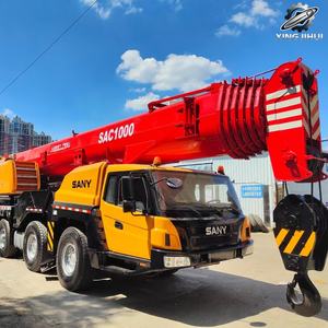 Grue mobile hydraulique Sany SAC1000 d'occasion, 100 tonnes, flèche télescopique de 78,5 m, marque chinoise d'origine, faible nombre d'heures, certifiée CE - Product Image 3