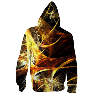 Popular Sublimation Print Pattern Pullover Hoodie Men <b>Hip</b> Hop Heavy Weight Hoodie Custom Men Streetwear - Product Image 2