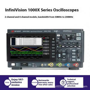Osciloscopio Digital Keysight EDUX1052G de 50 MHz, 2 Canales Analógicos, Generador de Formas de Onda Integrado, Soporte OEM Personalizado para Pruebas - Product Image 2
