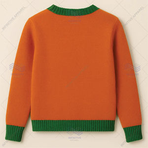 Suéter de Mujer de Lana/Cachemira Tejido a Máquina de la Universidad FAMU Florida A&M, Casual de Otoño, Calidad Premium, Antiarrugas y Transpirable - Product Image 2