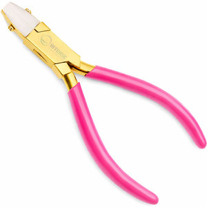 Alicates de Punta Plana de Doble Mordaza de Nailon Duraderos con Mangos Antideslizantes para Joyería, Alicates que No Dejan Marcas - Product Image 2