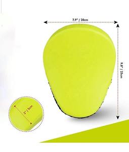 Genuine Leather Boxing <b>Focus</b> <b>Pads</b>-Breathable & Comfortable Eco-Friendly Heavy Duty Training <b>Pads</b> for Men Women for Kickboxing - Product Image 5