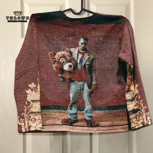 2024 New Collection OEM Custom Men's Winter Streetwear 100% Cotton Heavyweight <b>Hip</b> Hop Cropped Casual Hoodie - Product Image 6