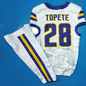 Uniformes de fútbol americano de calidad, diseños personalizados, impresión sublimada, secado rápido, transpirable, uniforme de fútbol americano, venta - Product Image 5