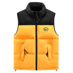 Nouvelle conception 2024, veste d'hiver décontractée pour homme, en coton, fermeture éclair sur le devant, tissu polyester, coupe-vent, imperméable - Product Image 1