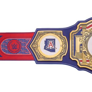 Cinturón de Campeonato WWE Legacy Auténtico de los Arizona Wildcats, de Aleación de Zinc, con Hebilla de Placa Azul y Dorada con Impresión por Transferencia de Calor, 42 Pulgadas 1.5 - Product Image 6