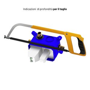 Rubinetto da bagno e doccia a 3 vie montato a leva singola deviatore integrato e sistema di installazione Box One Series .. - Product Image 5