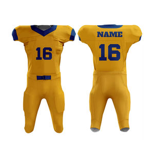 Uniforme juvenil de fútbol americano hecho a medida jersey de fútbol americano en blanco sublimación al por mayor - Product Image 2