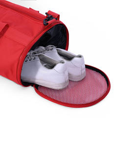 High Quality Customizable Gym Duffel Bag Large Capacity with Shoe Pocket New Arrival Breathable <b>Denim</b> <b>Material</b> Seamless Technics - Product Image 4