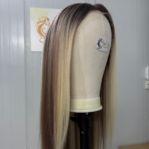 Perruques sans colle Sun Hair Company, avec closure piano, dentelle HD, effet ombré personnalisé, cheveux vierges vietnamiens, extensions de cheveux humains - Product Image 2