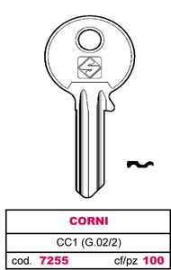 Chiave Asc Cc1 (g.Vac 2) Corni - Product Image 1