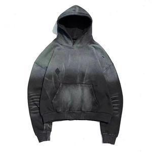 Sweats à capuche délavés à l'acide pour hommes 2025 – Vente en gros, dernière conception vintage, service OEM, vêtements respirants à capuche - Product Image 4