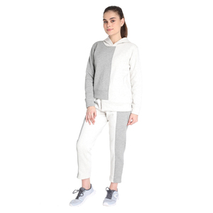 Ensemble de survêtement à capuche pour femmes, Logo personnalisé, combinaison de Jogging à capuche, bloc de couleurs, ensemble de survêtement Streetwear - Product Image 2