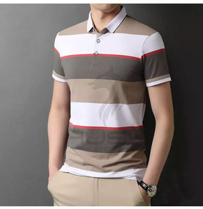 Polo de marca personalizada de alta calidad 100% algodón, venta al por mayor, Camiseta lisa de manga corta para hombre, Polo de verano - Product Image 5