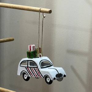 Copo de nieve de diseño de metal Decoración de alta calidad para el hogar con cuerda colgante Decoración de Navidad para adorno de árbol - Product Image 5