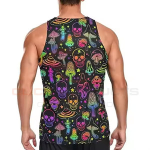 Débardeurs hommes nouveauté printemps été décontracté sport sans manches coton lin gilet tricoté Stringer pour Fitness Muscle - Product Image 6