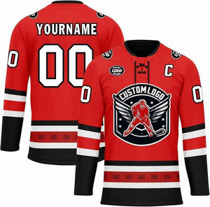 Uniforme de hockey sur glace personnalisé de haute qualité pour hommes, maillots sublimés, shorts unisexes, dernier design, vêtements de sport pour hommes - Product Image 6