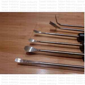 Ensemble de curettes pour chirurgie de la colonne vertébrale de haute qualité, ensemble de 14 instruments chirurgicaux pour la chirurgie de la colonne vertébrale, curettes orthopédiques - Product Image 2