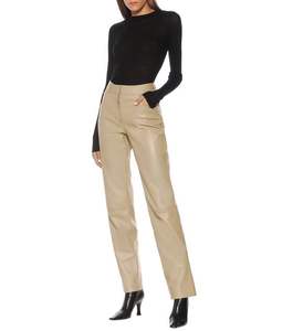 Pantalon Sportswear pour filles personnalisable de haute qualité en cuir coupe-vent Logo personnalisé et options de conception de couleur - Product Image 5